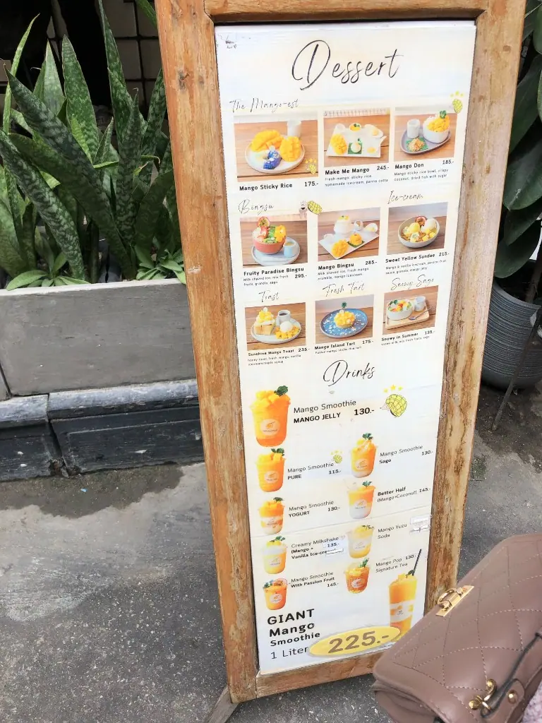 Make Me Mango 的甜點與飲品菜單