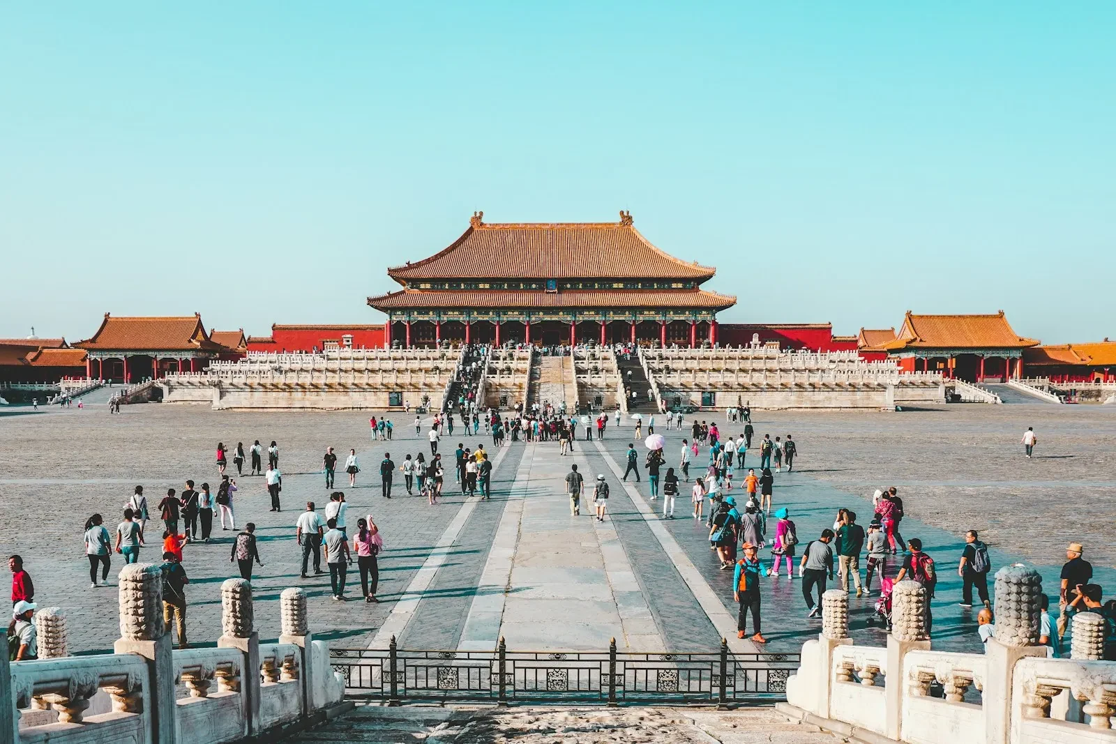 Chinese city skyline—common mainland travel destination