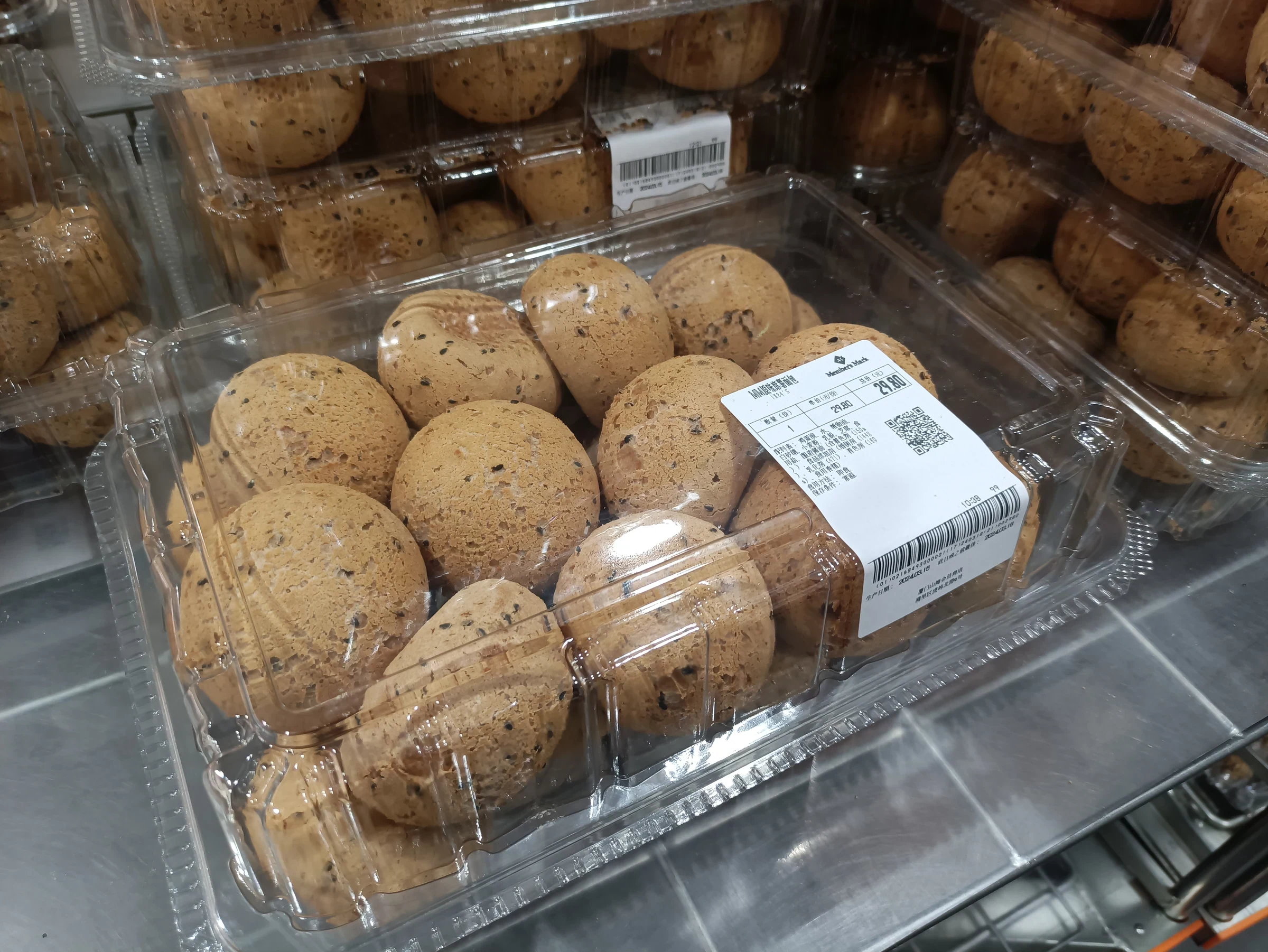 廈門山姆會員商店 Member's Mark 原味麻糬麵包盒裝，2024 年