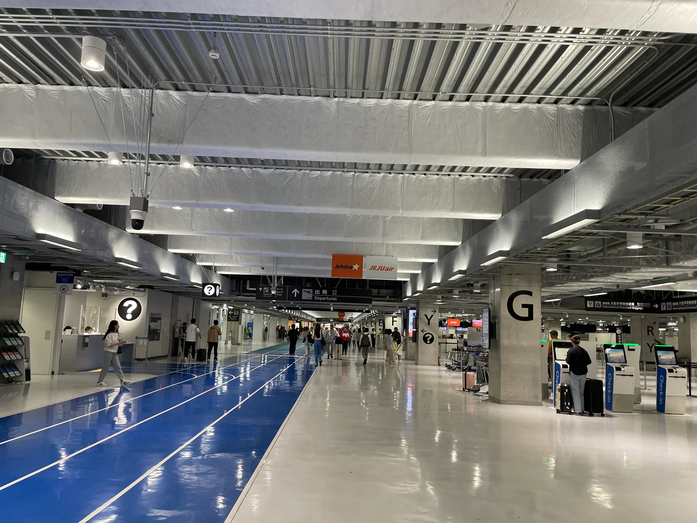成田機場第三航廈公共區實景