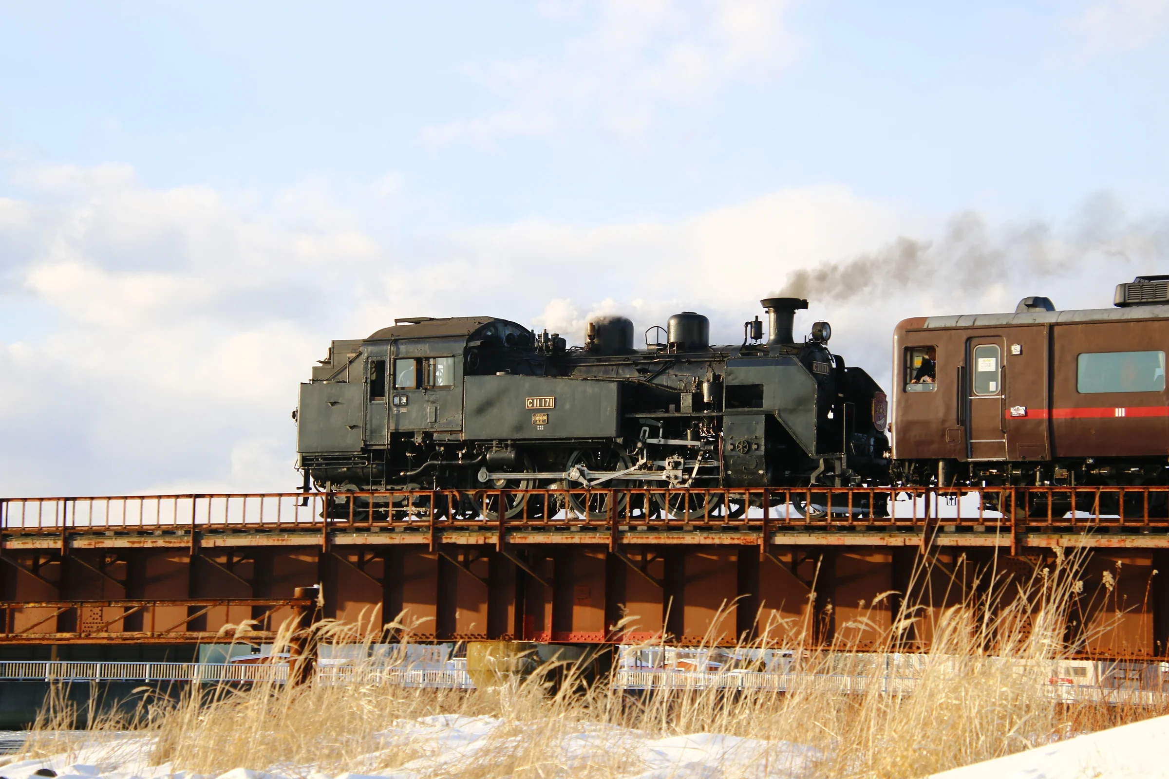 北海道釧網本線 SL 冬之濕原號列車