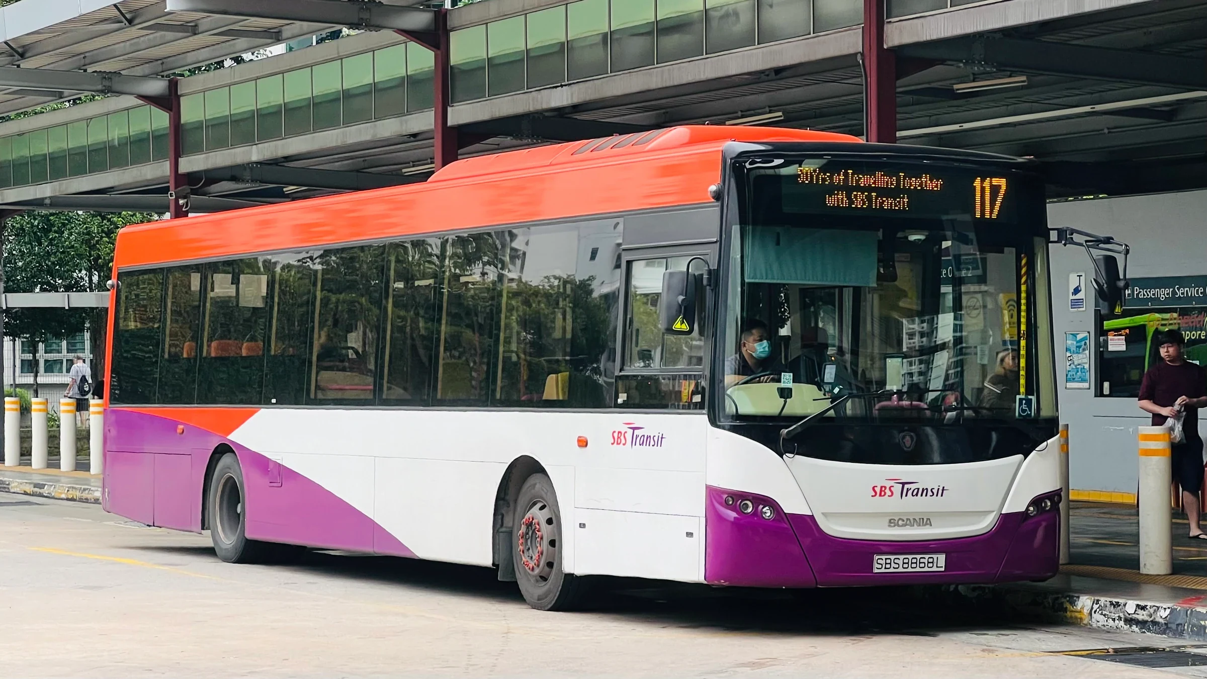新加坡SBS Transit公車刷信用卡搭乘教學